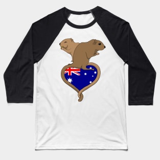 Gerbil Australia (light) Baseball T-Shirt